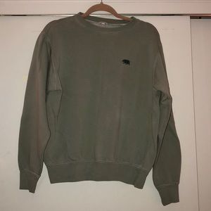 Brandy Green Bear Crewneck